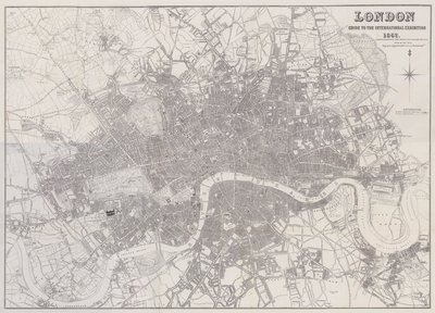 Londen, gids voor de Internationale Tentoonstelling, 1862 door John Dower